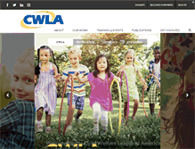 Tablet Screenshot of cwla.org